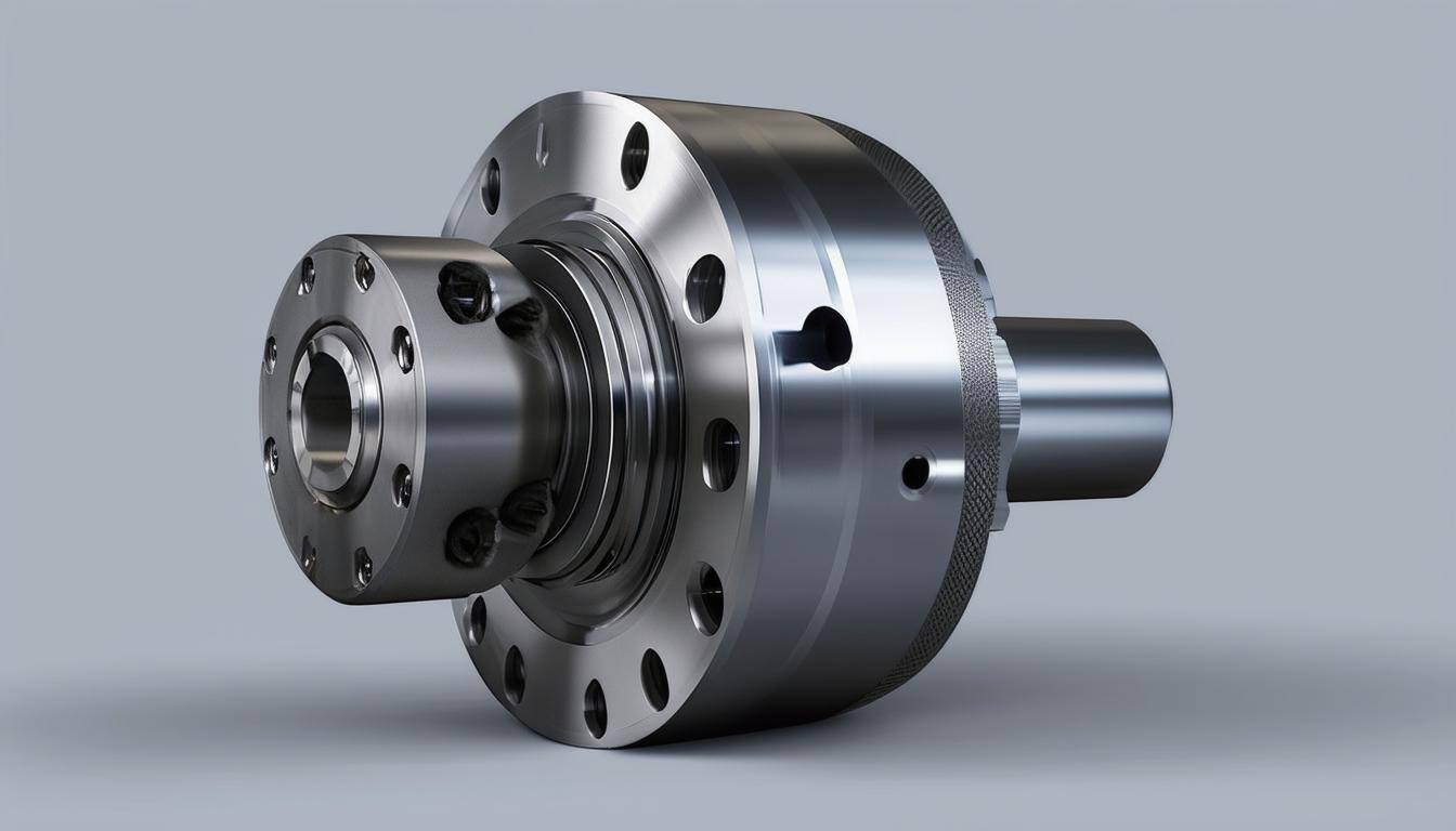 hydraulic torque limiter with light gray background