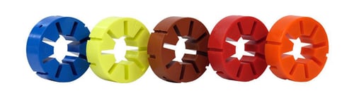 Samiflex inserts in different polyurethane blends